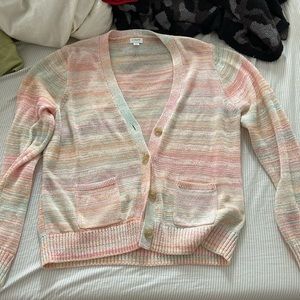 Colorful pastel cardigan